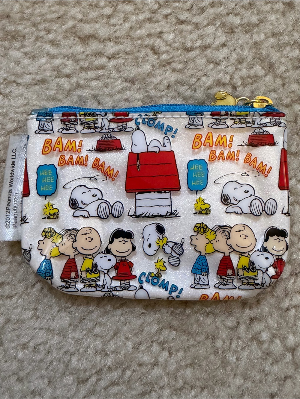 Snoopy Coin Pouch Cute Peanuts Zipper Pouch - Picture 2 of 5